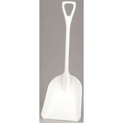 SHOVEL PLASTIC 14X17IN, 42IN L WHTE