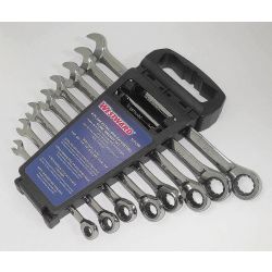 RATCHETING WRENCH SET SAE 12PT