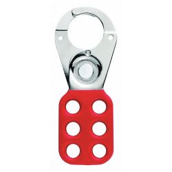 LOCKOUT HASP,SNAP-ON,RED,4-1/2 IN. L