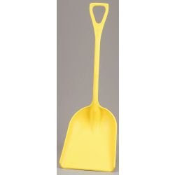 SHOVEL PLASTIC 11X14IN, 38IN L YLW