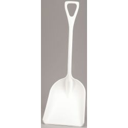 SHOVEL PLASTIC 11X14IN, 38IN L WHTE