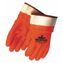 GLOVE,OANGE,L 11.5IN,PVC,LARGE