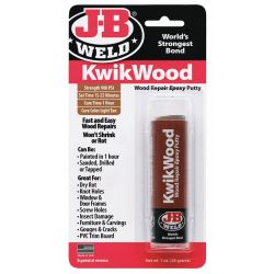 EPOXY PUTTY,KWIKWOOD, STICK,1 OZ.