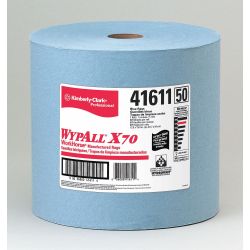 WIPER-WORKHORSE 12"X1026' BLUE RAG 870SH/RL