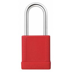 LOCKOUT PADLOCK,KD,RED,2"H