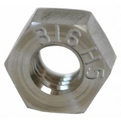 HEX NUT,SS,PLAIN,#6-32 DIA./TH READ