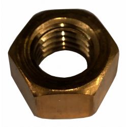 HEX NUT,1/2-13,SILICON BRONZE, PLAIN,PK25