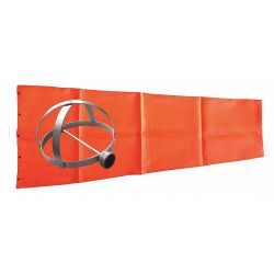 WINDSOCK KIT,ORANGE,18 IN.