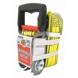 TIE DOWN STRAP,REVERSIBLE RATC HET,20FT.