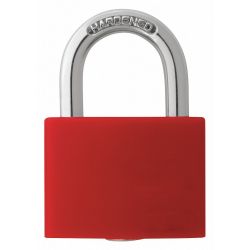 LOCKOUT PADLOCK,KA,RED,1-7/16" H