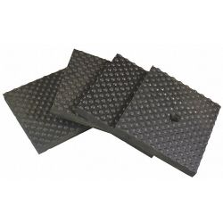 VIBRATION ISOLATION PAD,4" W,4 " L,1/2" H