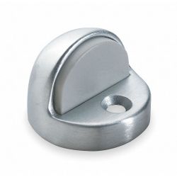 DOME DOOR STOP,SATIN CHROME,DI A. 2