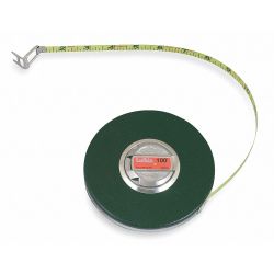 LONG TAPE MEASURE,3/8 IN X 100 FT,BROWN