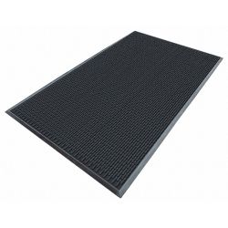 ENTRANCE MAT,RUBBER,BLACK,3 X 5 FT.