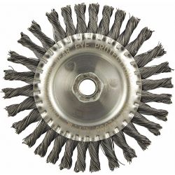 WIRE WHEEL BRUSH,0.020" DIA. WIRE