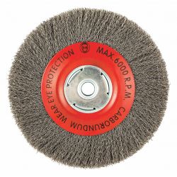 WIRE WHEEL BRUSH,0.014" DIA. W IRE