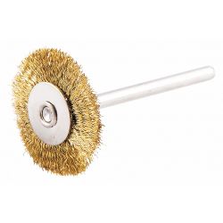 WIRE WHEEL BRUSH,0.005" DIA. W IRE