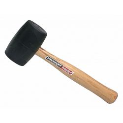 HAMMER SOLID MALLET,RUBBER,20 OZ,13IN