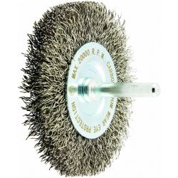 WIRE WHEEL BRUSH,0.0118" DIA. WIRE