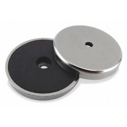 ROUND BASE MAGNET,11 LB. PULL, PK2