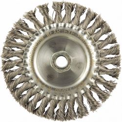 WIRE WHEEL BRUSH,0.020" DIA. W IRE