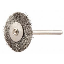 WIRE WHEEL BRUSH,0.005" DIA. WIRE