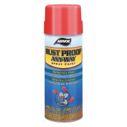 PAINT RUSTPRF FLAT BLK 12OZ AEROSOL