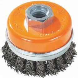 WIRECUPBRUSHKNOTTWISTEDRING 4" X5/8-11"