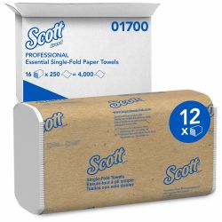 TOWEL-SINGLEFOLD SURPASS WHT 9.75"X10.25" 250/PK 16PK/CA