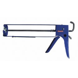 CAULK GUN,PARALLEL FRAME,BLUE, 10.3 OZ