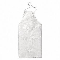 BIB APRON,TYVEK 400,28INX36IN,BOUND,WHT