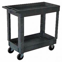 CART W/LIP,500LB LD,GREY,34-1/2"X17-1/2"