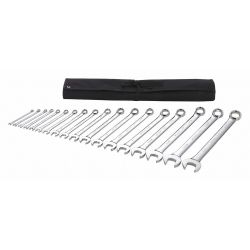 COMBINATION WRENCH SET,18 PCS. SAE