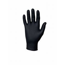 GLOVE DISP NITRIL BLACK XL 100 /BX