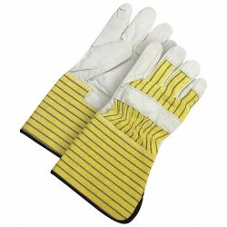 LEATHER GLOVES,UNIVERSAL,YELLOW/TAN,PR