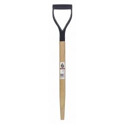 HANDLE SHOVEL WOOD/STL D-GRIP28IN