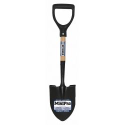 MINI RND PT SHOVEL WOOD D-GRIPHDLE