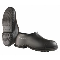 OVERSHOES,MEN, MEDIUM,PULL ON,BLACK,PVC,PAIR