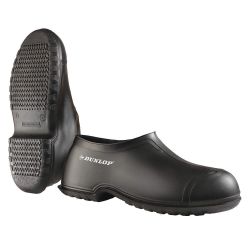 OVERSHOES,MENS, XL, PULL ON, BLK, PVC, PR