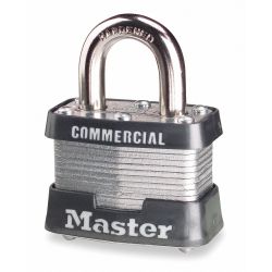 PADLOCK STL 1-1/2IN-4PIN