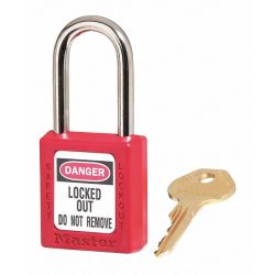 PADLOCK SFTY LOCKOUT RED KA3XX 0833