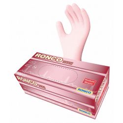 GLOVES PINK NITRILE EXAM PF ME D