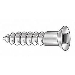 WOODSCREW SQR DR FLT 82DEG #8X 1 Z,100/PK