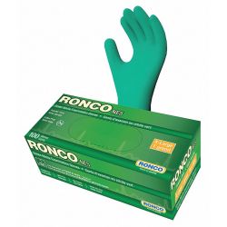 GLOVES NE5 GREEN NITRIL EXAM P F XL