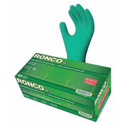 GLOVES NE5 GREEN NITRIL EXAM P F MED