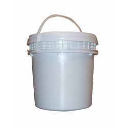 PAIL HDPE WHITE 1GAL SCREW TOP LID