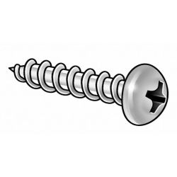 Tap Sht M Screw,Truss,#12,1-1/4",100/PK