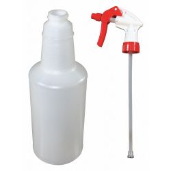 TRIGGER SPRAY BOTTLE,32 OZ.,CL EAR/WHITE