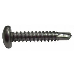 SCREW SDRL SS410 PAN 8-18X3/4, 100/PK