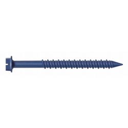 CONCSCRW,HEXWASHR,S,1/4"D,1-1/ 4"L,PK25